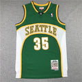 Men's Seattle SuperSonics Kevin Durant 2007-08 Green Hardwood Classics Swingman Jersey