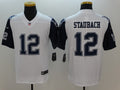 Men's Dallas Cowboys Roger Staubach White Game Jersey