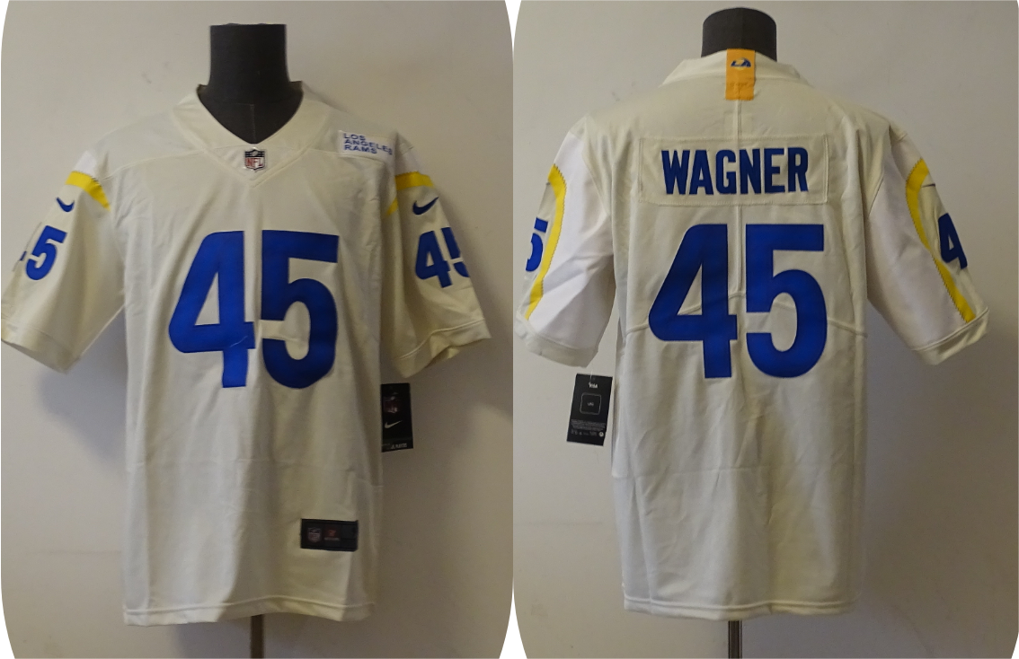 Men's Los Angeles Rams Bobby Wagner Beige Game Jersey