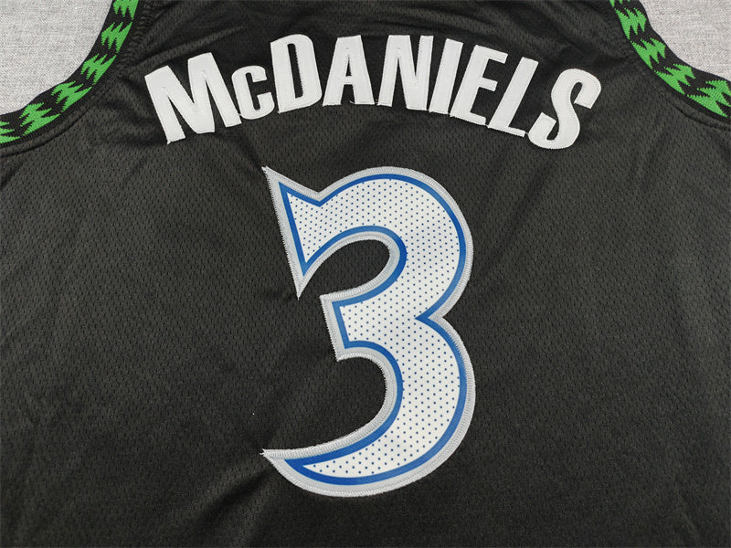 Men's Minnesota Timberwolves Stephon Marbury Black 1997/98 Hardwood Classics Swingman Jersey