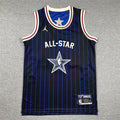 Men's Milwaukee Bucks Giannis Antetokounmpo Navy 2024 NBA All-Star Game Swingman Jersey