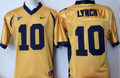 Men's California Golden Bears Marshawn Lynch Yellow Player Game Jersey