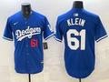 Men's Los Angeles Dodgers Clay Klein Royal Alternate 2 Replica Player Jersey