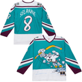 Men's Anaheim Ducks Teemu Selanne Mitchell & Ness Teal 1995-96 Power Play Jersey