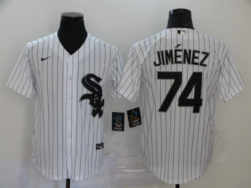 Men's Chicago White Sox Eloy Jimenez White Replica Baseball Jersey