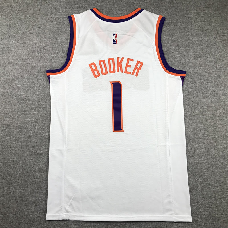 Men's Phoenix Suns Devin Booker White 2022/23 Swingman Jersey - Association Edition