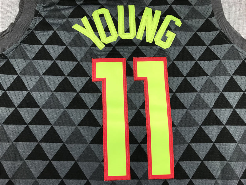 Men's Atlanta Hawks Trae Young Black Swingman Jersey