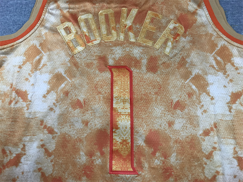 Men's Phoenix Suns Devin Booker Orange Select Series Swingman Jersey