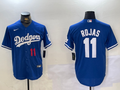 Men's Los Angeles Dodgers Miguel Rojas Blue Replica Player Jersey
