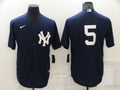 Men's New York Yankees Joe DiMaggio Navy Replica Player Name Jersey