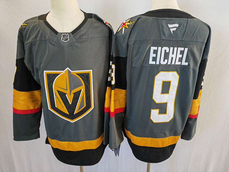 Men's Vegas Golden Knights Jack Eichel Fanatics Gray Player Jersey