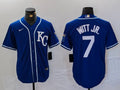 Men's Kansas City Royals Bobby Witt Jr. Royal Replica Player Jersey