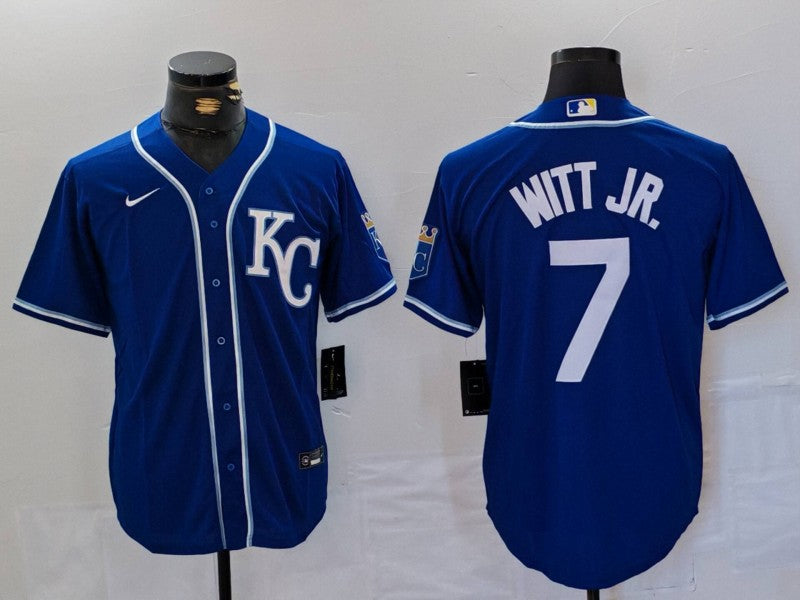 Men's Kansas City Royals Bobby Witt Jr. Royal Replica Player Jersey