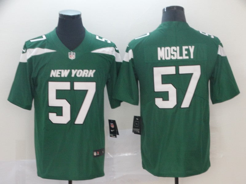 Men's New York Jets C. J. Mosley Green Game Jersey