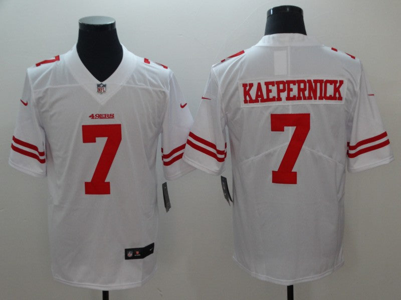 Men's San Francisco 49ers Colin Kaepernick White Player Game Jersey