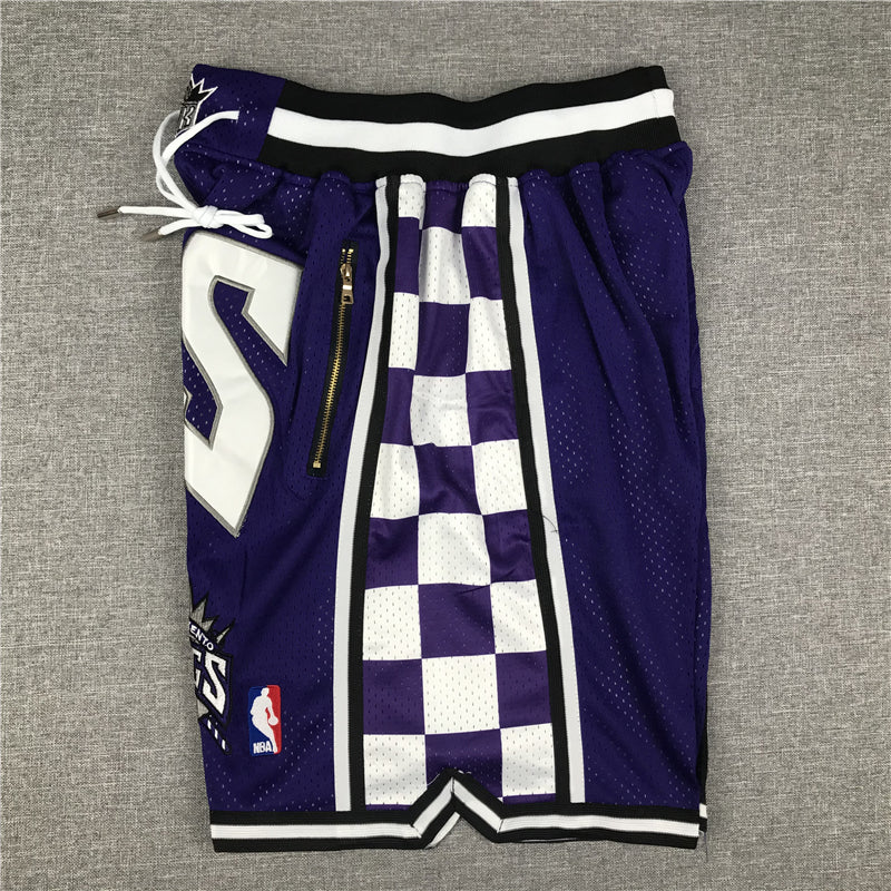Men's Sacramento Kings Purple Basketball Shorts