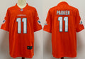 Men's Miami Dolphins DeVante Parker Orange Aqua Game Jersey