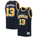 Men's Michigan Wolverines Moritz Wagner Navy Team Replica Basketball Jersey