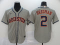 Men's Houston Astros Alex Bregman Gray Replica Baseball Jersey