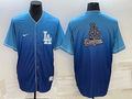 Men's Los Angeles Dodgers Blue Blank Replica Jersey