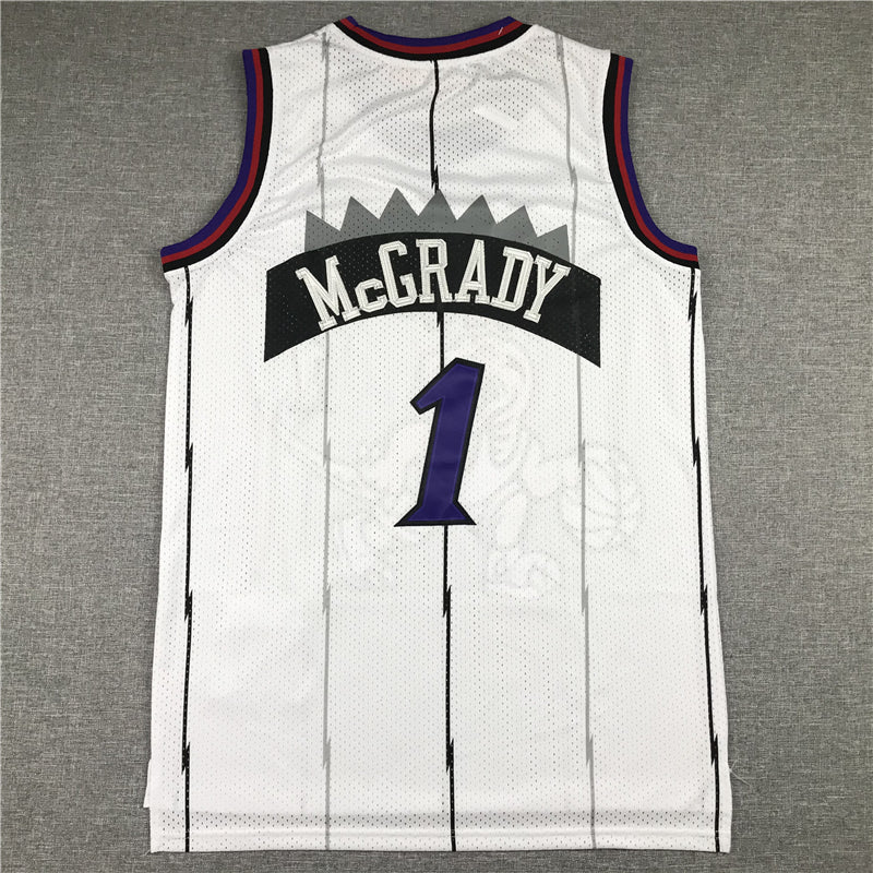 Men's Toronto Raptors Tracy McGrady 1998-99 White Hardwood Classics Swingman Jersey