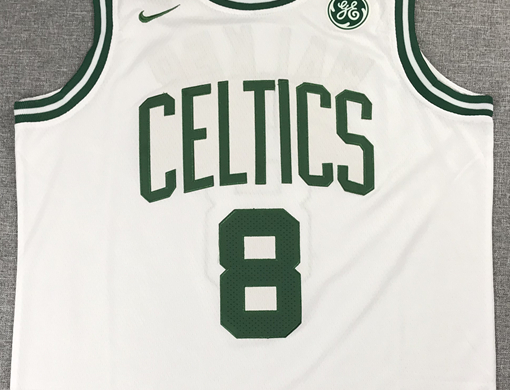 Men's Boston Celtics Kemba Walker NBA White Game Jersey