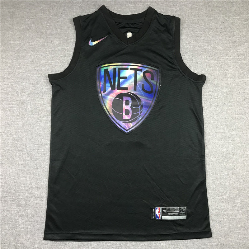 Men's Brooklyn Nets Kyrie Irving Black Swingman Player Jersey