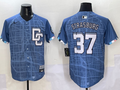 Men's Washington Nationals Stephen Strasburg Blue 2025 City Connect Limited Player Jersey