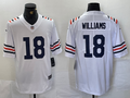 Men's Chicago Bears Caleb Williams White 2024 NFL Draft 2nd Alternate Game Player Jersey