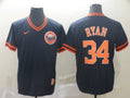 Men's Houston Astros Nolan Ryan Navy Fashion Stitched Jersey