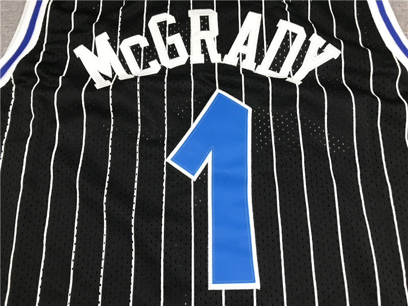 Men's Orlando Magic Tracy McGrady 2003-04 Black Hardwood Classics Swingman Jersey