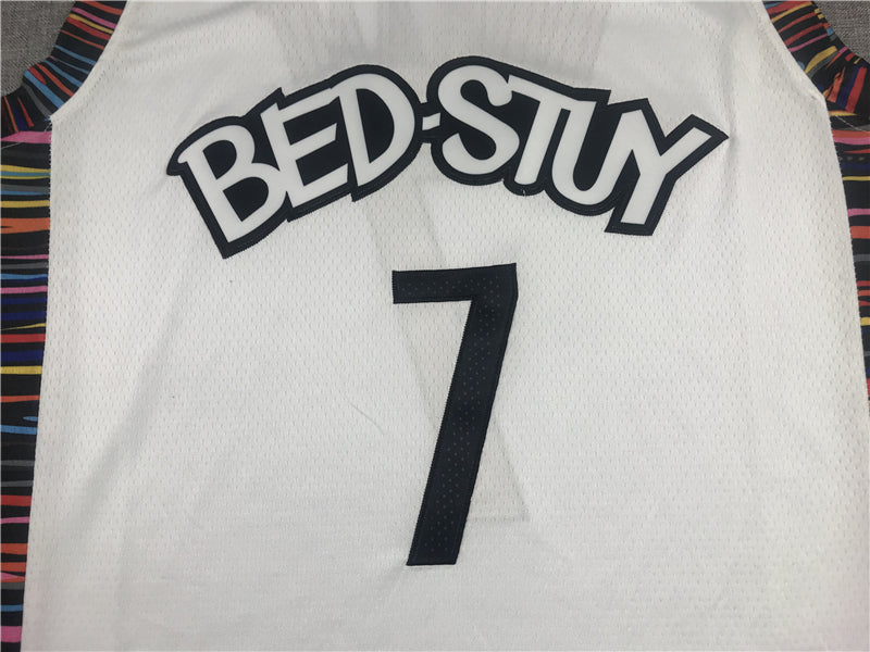 Men's Brooklyn Nets Kevin Durant White Swingman Jersey - City Edition