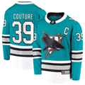 Men's San Jose Sharks Logan Couture Teal Fanatics Breakaway Jersey