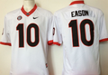 Men's Georgia Bulldogs Jacob Eason White Player Game Jersey