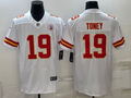 Men's Kansas City Chiefs Kadarius Toney White Game Jersey