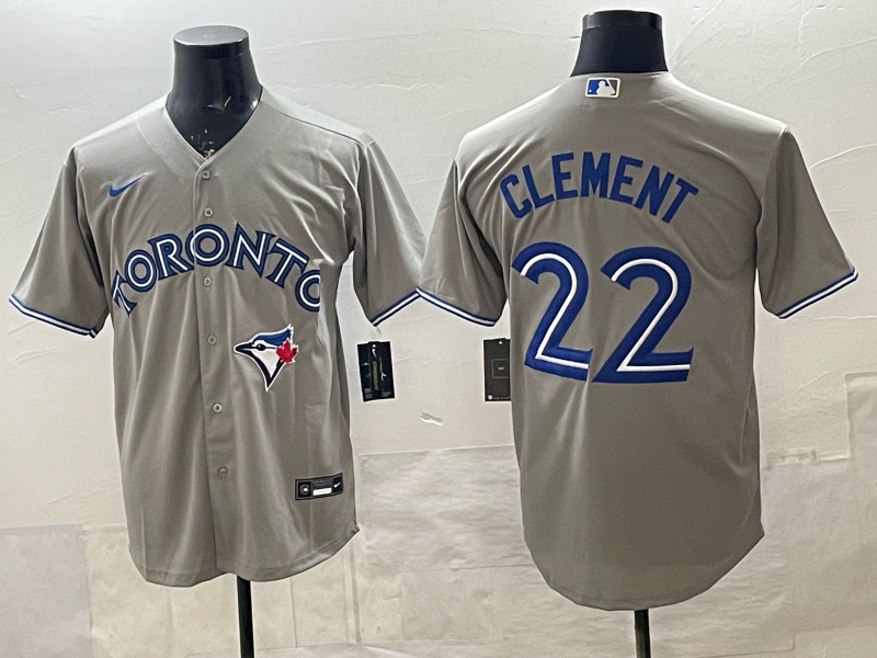 Men's Toronto Blue Jays Matt Clement Gray Player Jersey