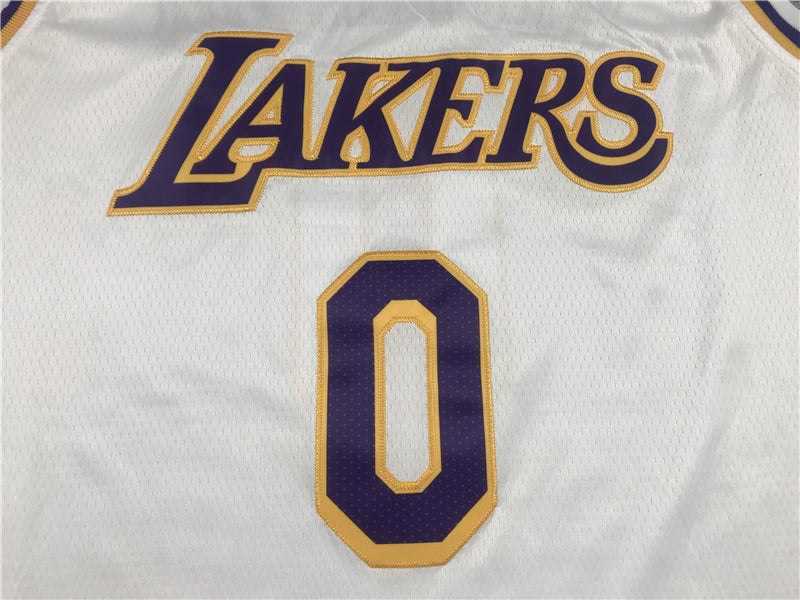 Men's Los Angeles Lakers Russell Westbrook NBA White 2020/21 Swingman Jersey