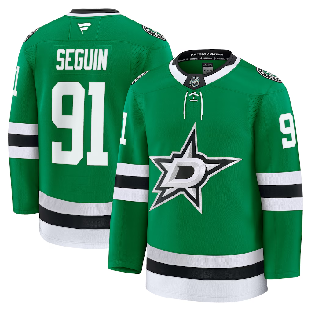 Men's Dallas Stars Tyler Seguin Fanatics Kelly Green Home Premium Jersey
