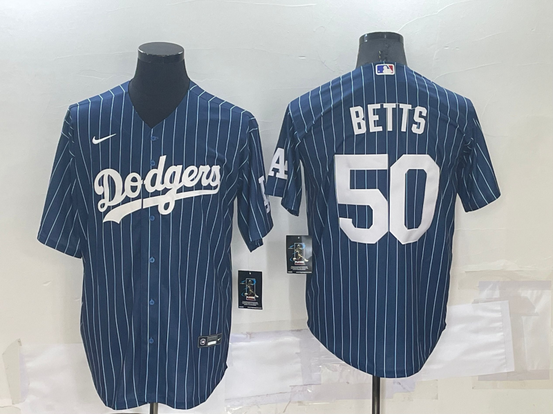 Men's Los Angeles Dodgers Mookie Betts Blue Fashion Baseball Jersey