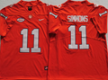 Men's Clemson Tigers Isaiah Simmons Orange Game Jersey