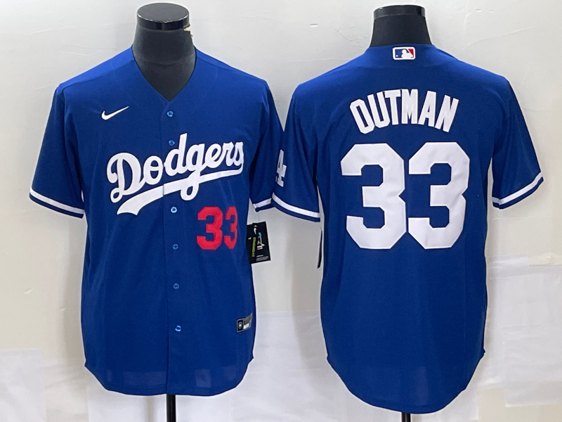 Men's Los Angeles Dodgers James Outman Royal Replica Player Jersey