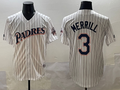 Men's San Diego Padres Jackson Merrill White Game Player Jersey