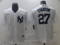 Men's New York Yankees Giancarlo Stanton White Replica Baseball Jersey