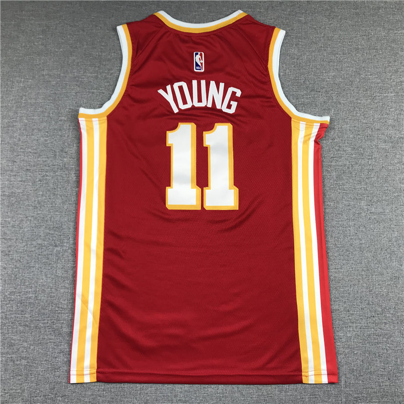 Men's Atlanta Hawks Trae Young Red 2019/20 Swingman Jersey