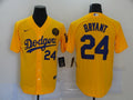 Men's Los Angeles Dodgers Kris Bryant Yellow Replica Baseball Jersey