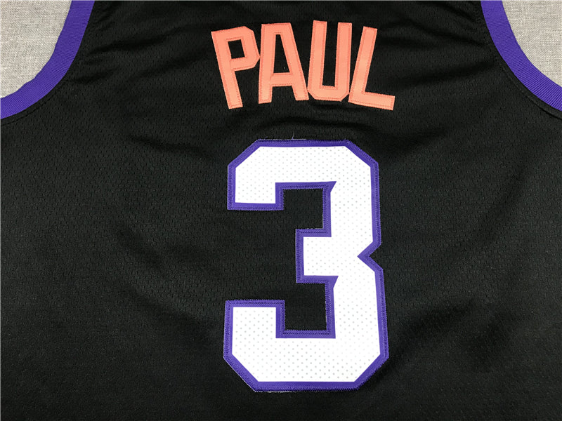 Men's Phoenix Suns Chris Paul Black 2020/21 Swingman Jersey