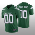 Men's New York Jets Green Custom Game Jersey