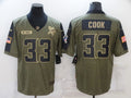 Men's Minnesota Vikings Dalvin Cook Brown Player Game Jersey
