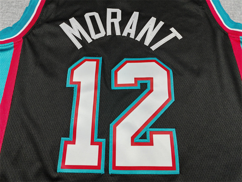 Men's Memphis Grizzlies Ja Morant Black Swingman Jersey - Classic Edition