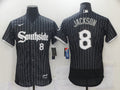 Men's Chicago White Sox Bo Jackson Black Stitched Jersey